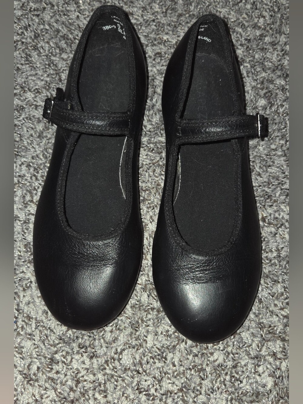 Black Mary Jane Tap Shoes Girls Size 5
